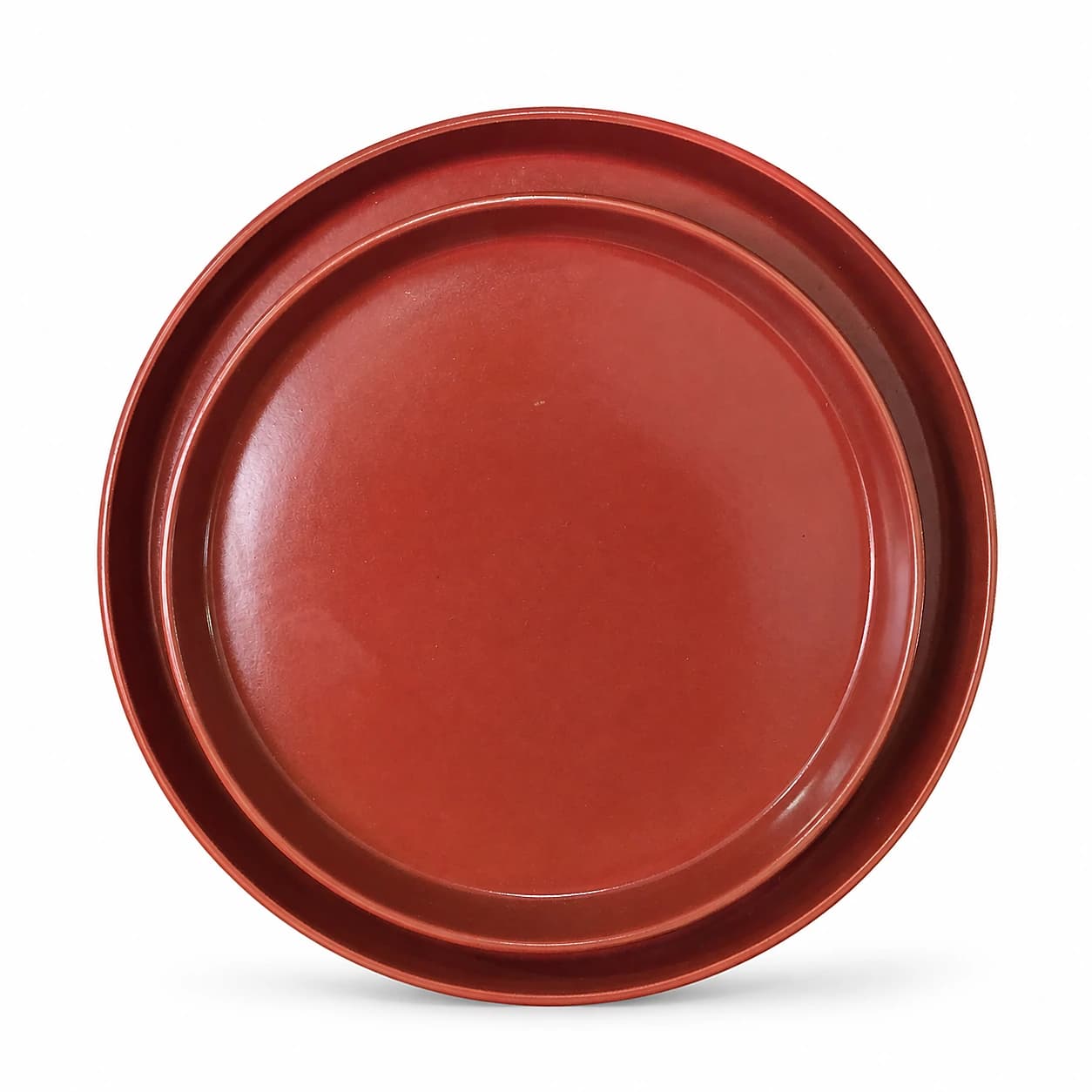 Plato Terracota Aro — Majov Eventos Mazatlán