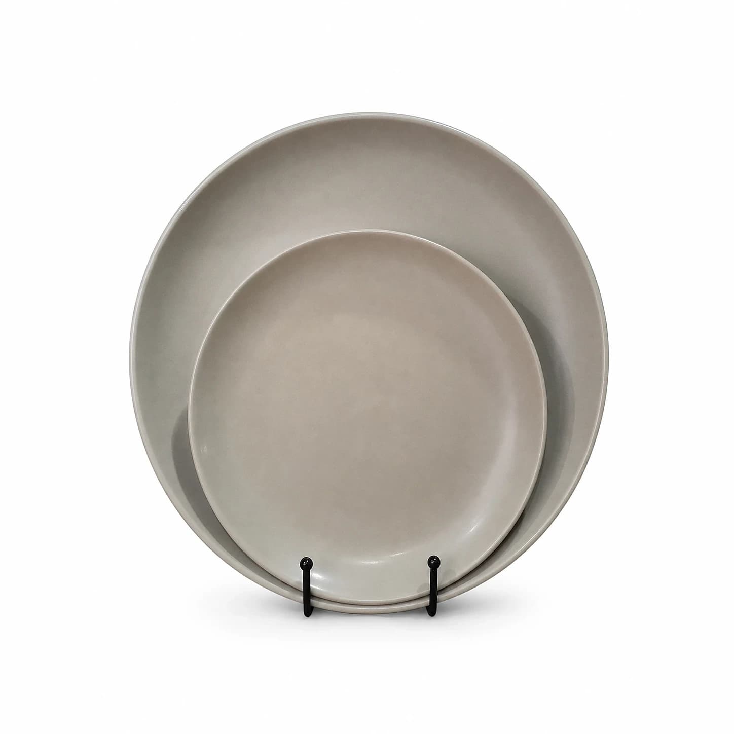 Plato Piedra Taupe — Majov Eventos Mazatlán