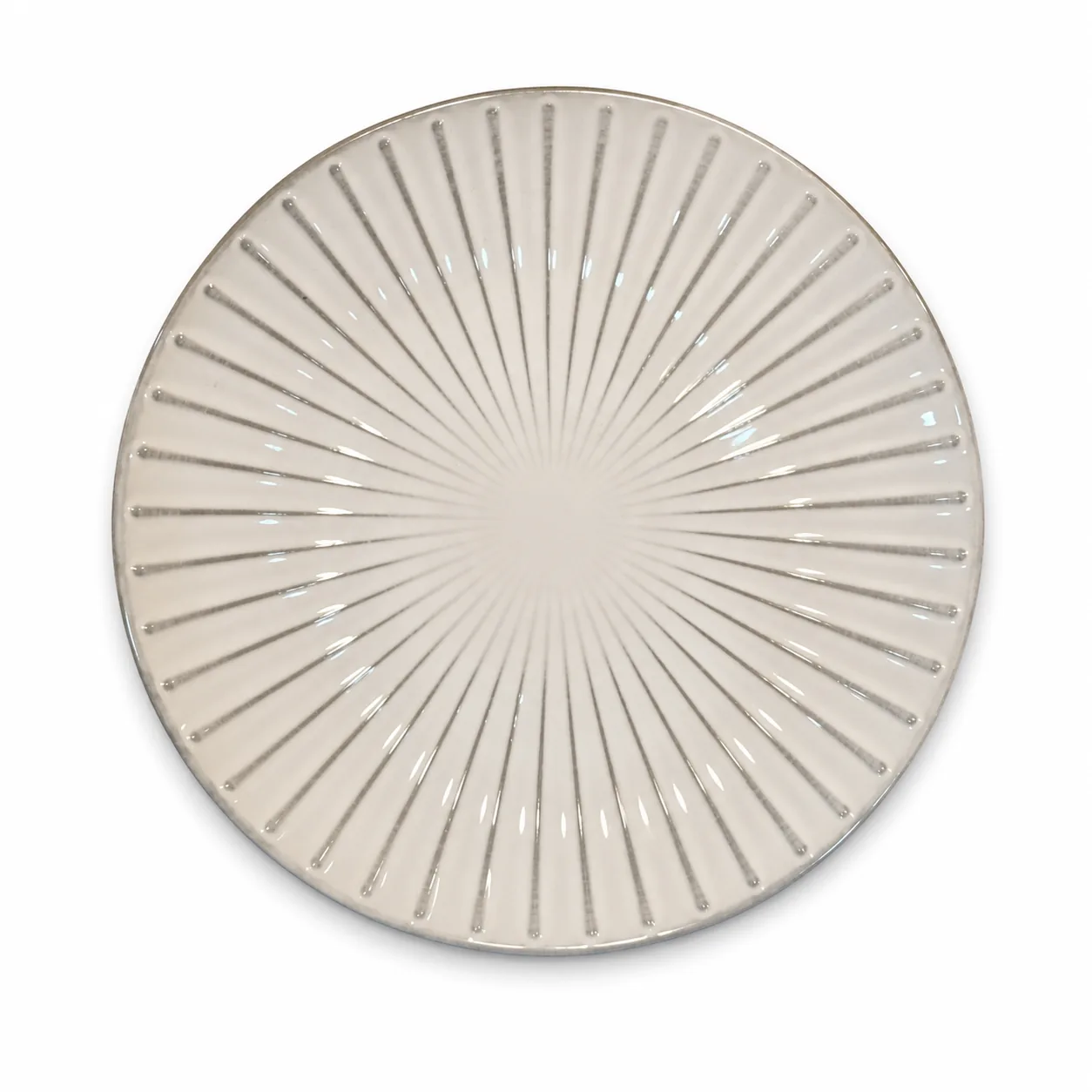 Plato Radial Marfil — Majov Eventos Mazatlán