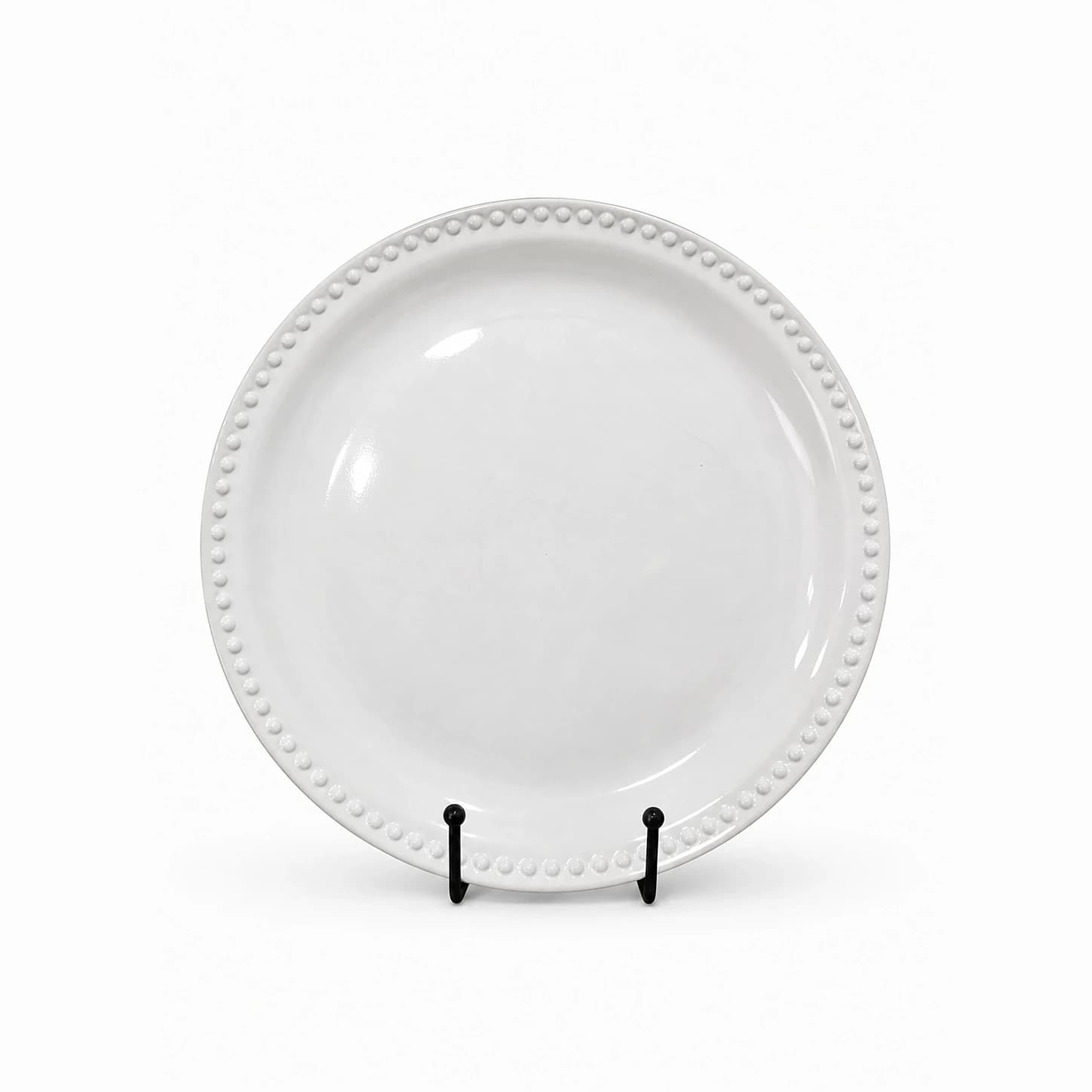 Plato Perla Relieve — Majov Eventos Mazatlán