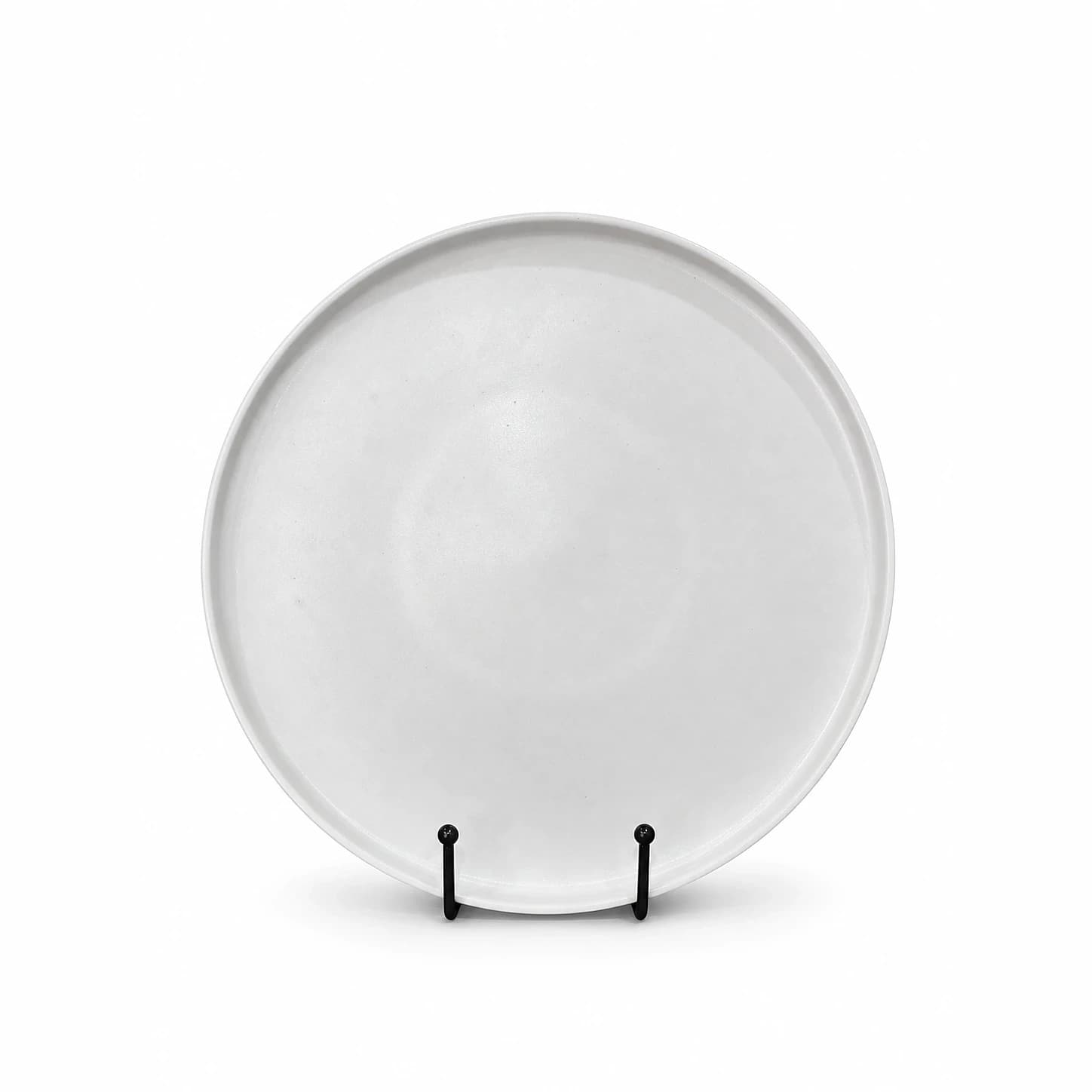 Plato Nube Blanco Liso — Majov Eventos Mazatlán