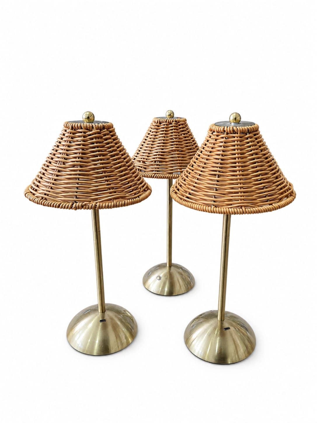 lamparas de rattan — Majov Eventos Mazatlán